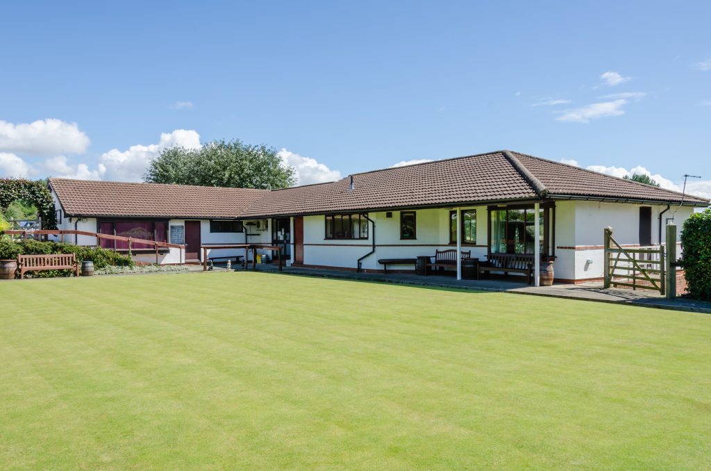 View of the Clubhouse from the children's play area end.