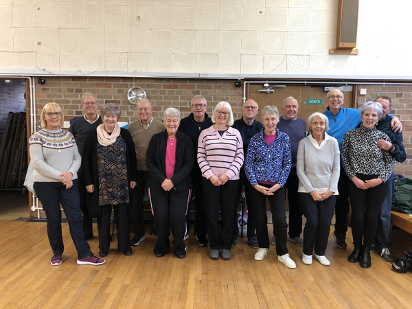 Burton & Puddington bowlers posing at Claremount.
