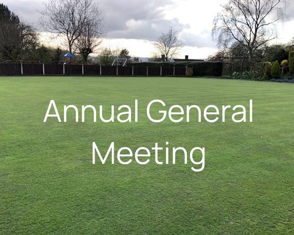 View of the green with the words Annual General Meeting superimposed.
