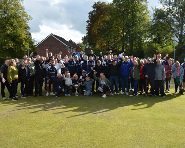 Picture of members of Castle Sports BC celebrating their 2025 Brunner Cup win.
