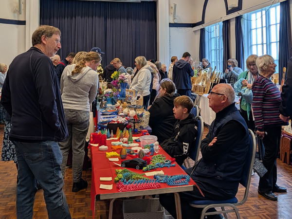 People at the Craft Fair